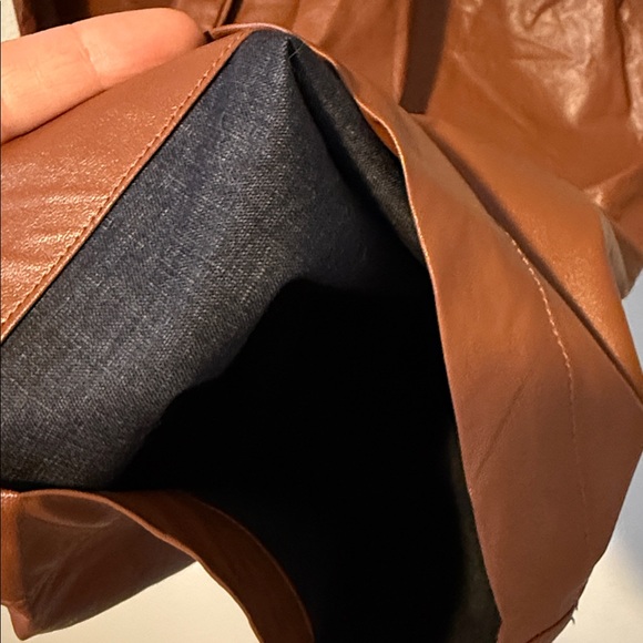 Simonett Women’s Brown Wide Leg Baggy Comma Pants High Rise‎ Medium - Picture 7 of 14